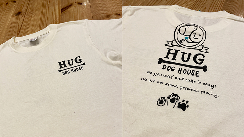 オリジナルTシャツ事例_DogHouseHug様