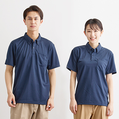 ドライボタンダウンポロシャツ TS-00331-ABP
