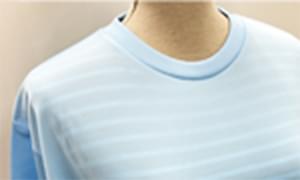 Tシャツカラー：ライトブルーの写真を拡大する