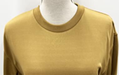Tシャツカラー：コヨーテを室内光で撮影した商品写真