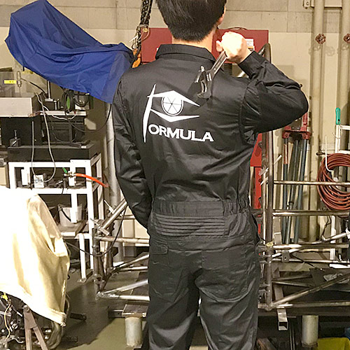 オリジナルつなぎ・続服の制作事例-Formula TMU 首都大学東京学生フォーミュラプロジェクト様