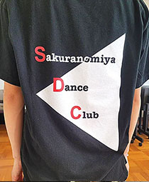 オリジナルTシャツの制作事例-桜宮高校様