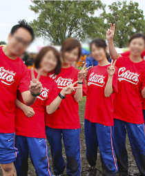 バスケットチームの練習ユニフォーム