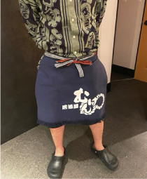 ユニフォーム用の前掛け