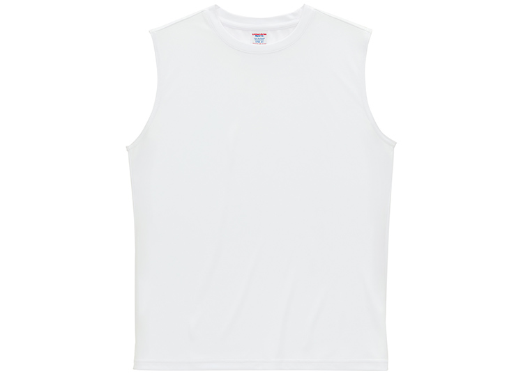 4.4オンス ドライスムース リサイクルポリエステル スリーブレスシャツ